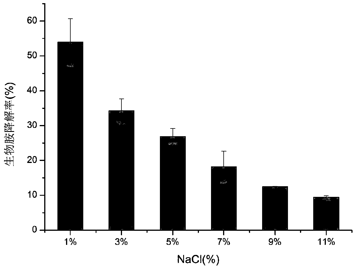 A strain of Bacillus amyloliquefaciens and its application in reducing biogenic amines