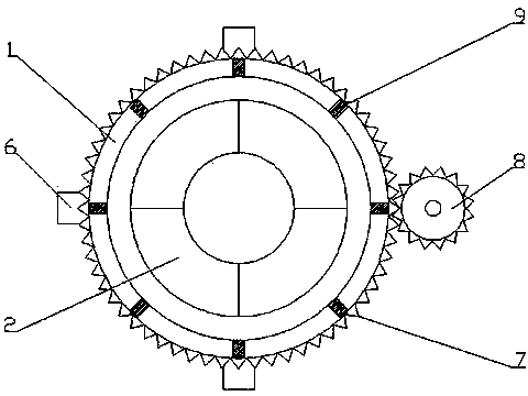 Concrete mixer tank and mixing blade assembly welding tooling and welding process