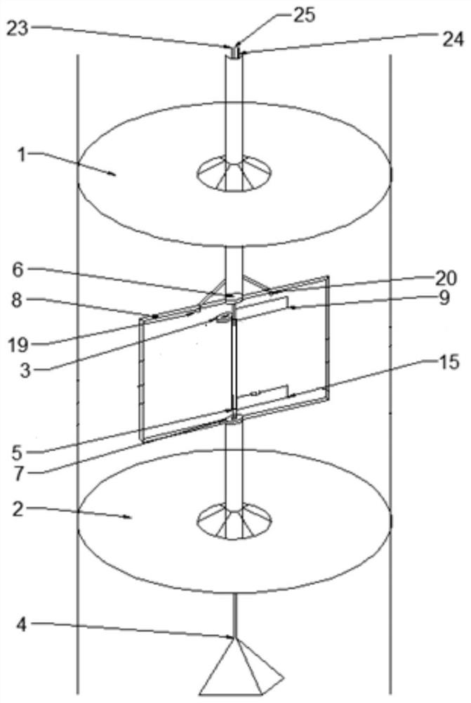 A groundwater flow performance detection device and detection method