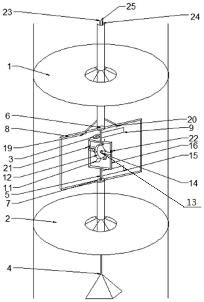 A groundwater flow performance detection device and detection method