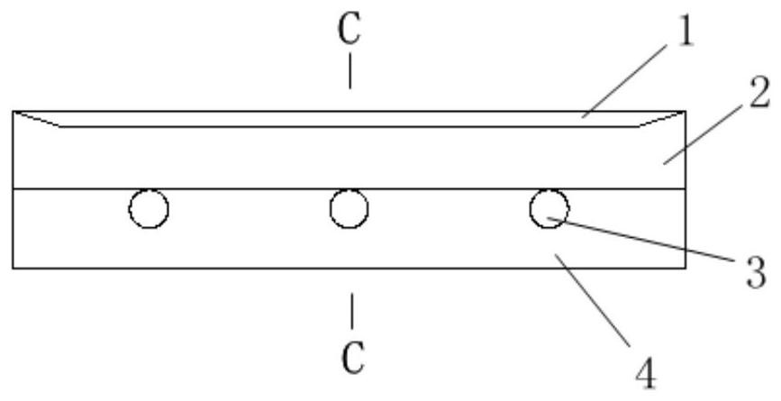 A dust-proof self-cleaning combined self-draining permeable brick