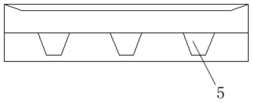 A dust-proof self-cleaning combined self-draining permeable brick