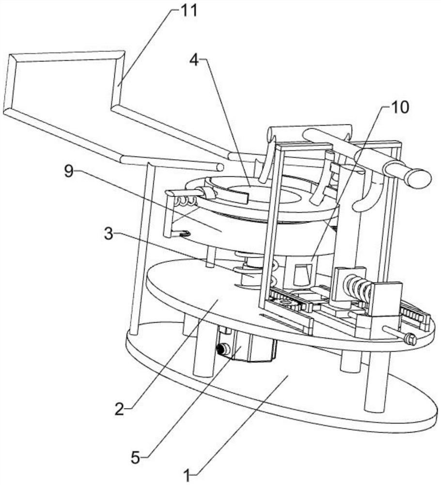 Cambered surface polishing device for ceramic processing