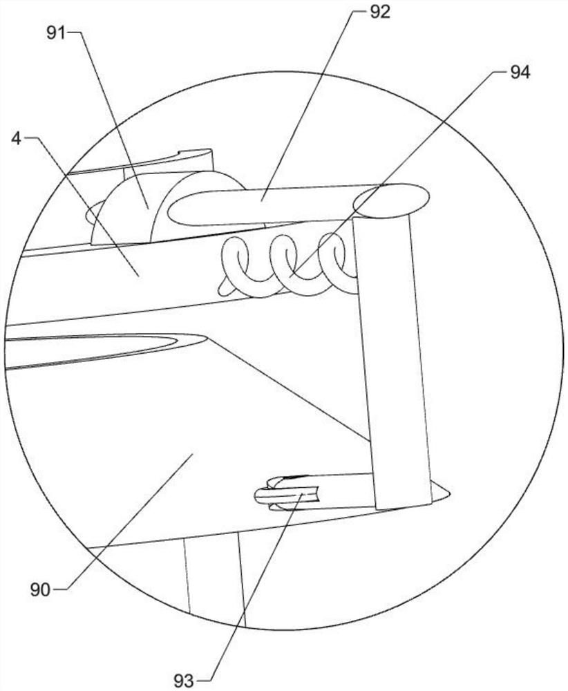 Cambered surface polishing device for ceramic processing