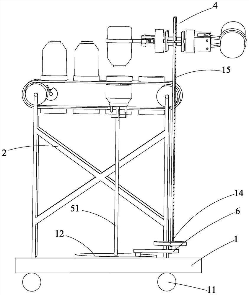 Transfusion bottle changing device for emergency department