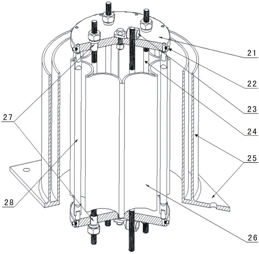 Internal heat type heat loading device capable of heating up rapidly