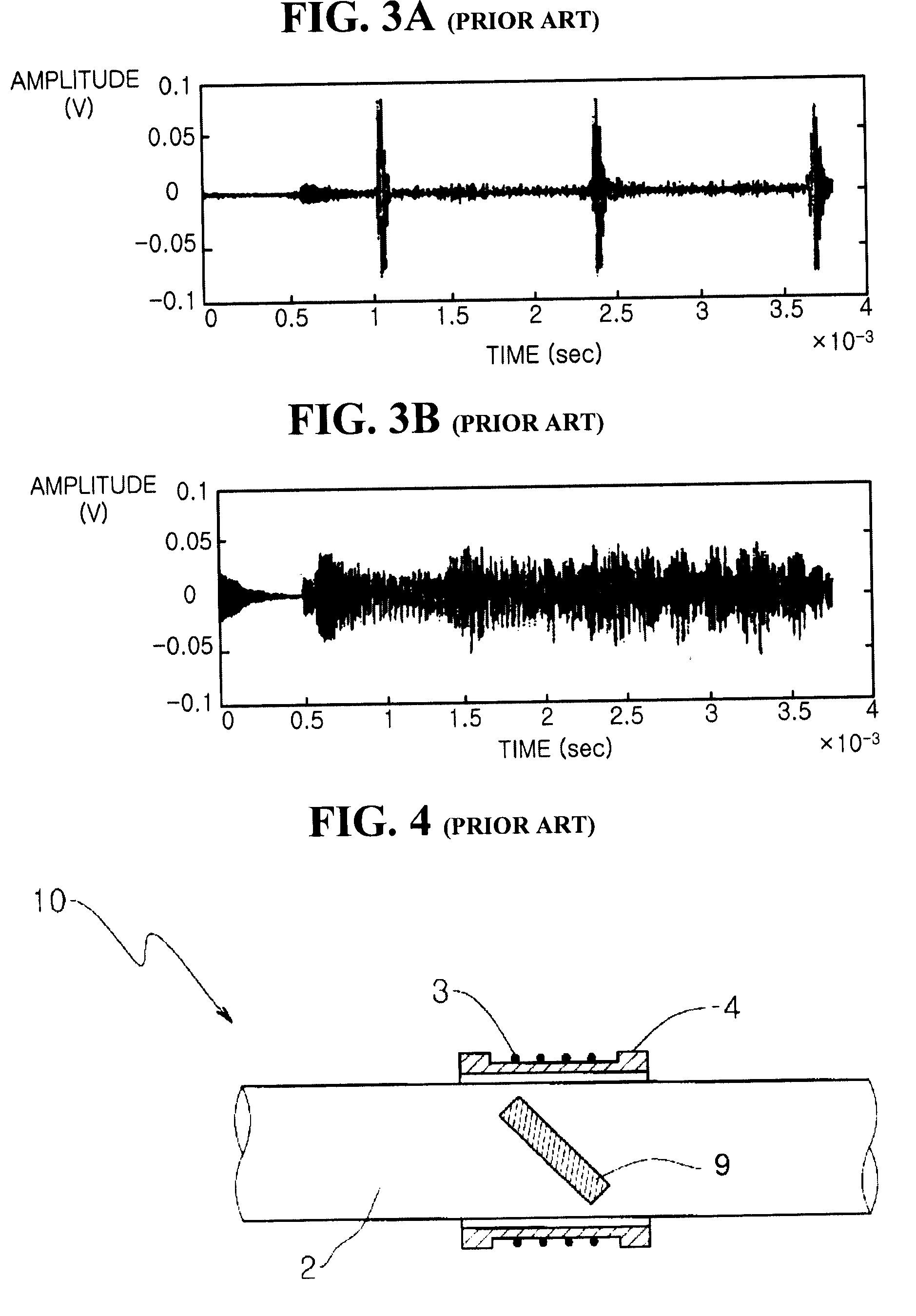 Magnetostrictive transducer using tailed patches and apparatus for measuring elastic wave using the magnetostrictive transducer