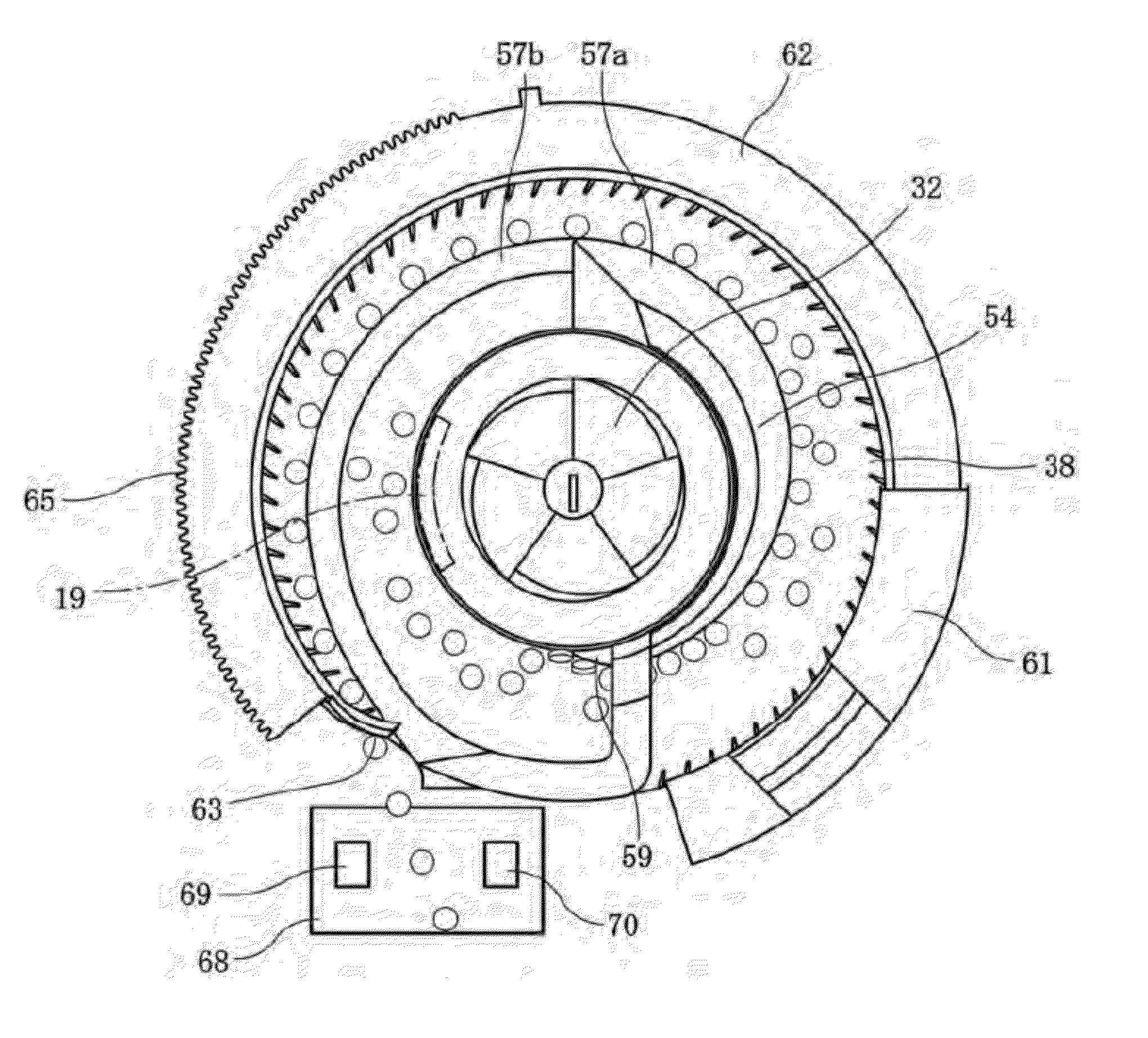 Medicine feeding device, and medicine counting device