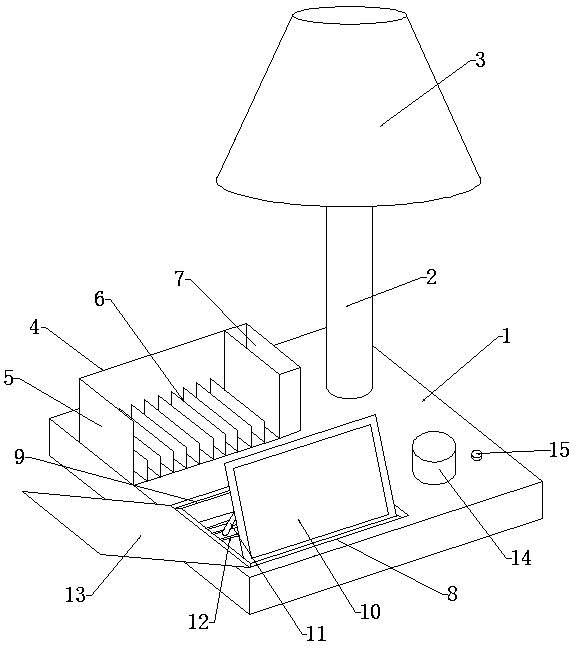 Multifunctional learning table lamp special for student