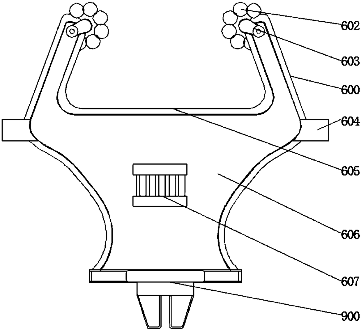 A landscape plant cultivation frame