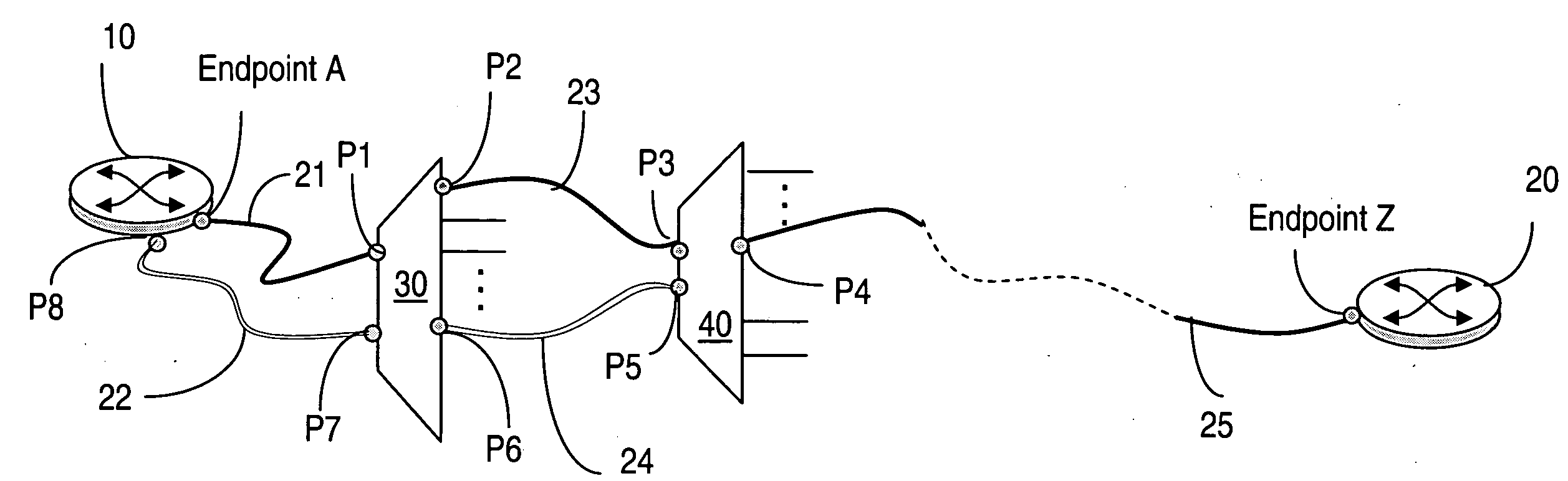 System and method for tracing cable interconnections between multiple systems