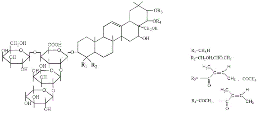 Environment-friendly tertiary oil recovery oil-displacing agent based on biosurfactant