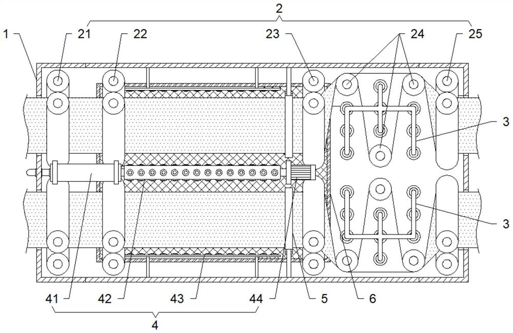 Cleaning device for garment production