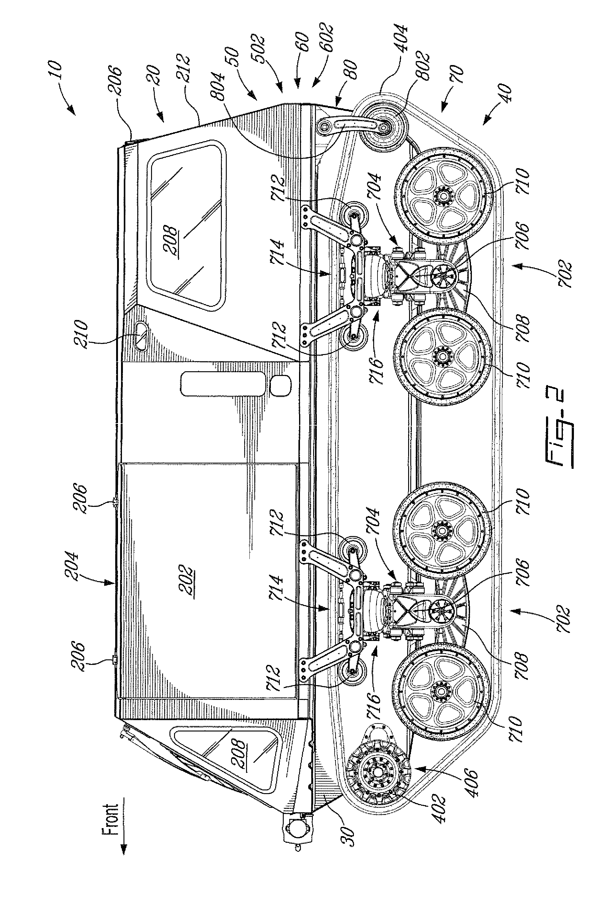 Endless belt tensioner system and method of use thereof