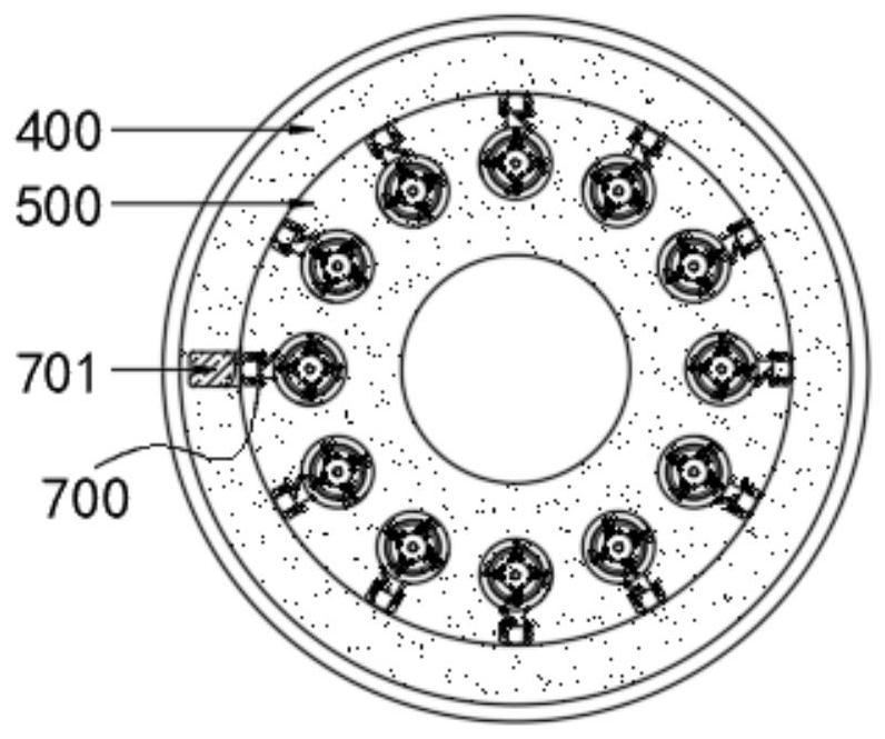 A rotary pouring machine for casting processing