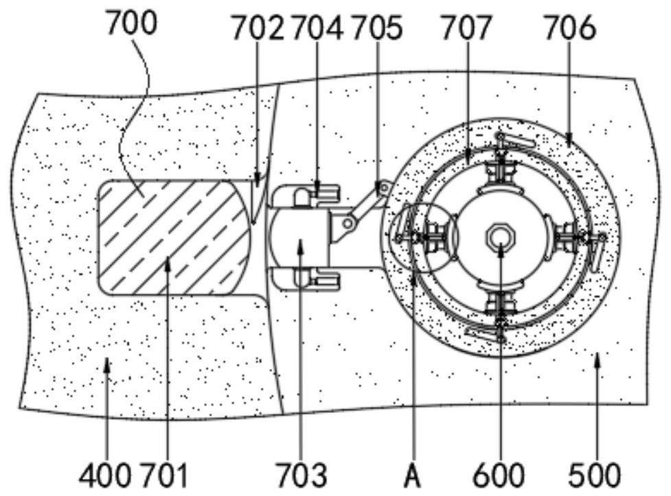 A rotary pouring machine for casting processing