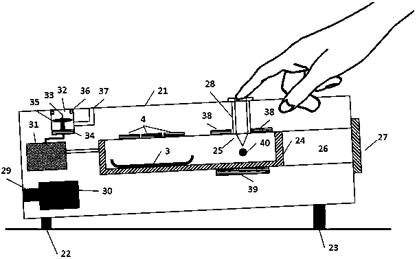 An intelligent finger blood test device for laboratory