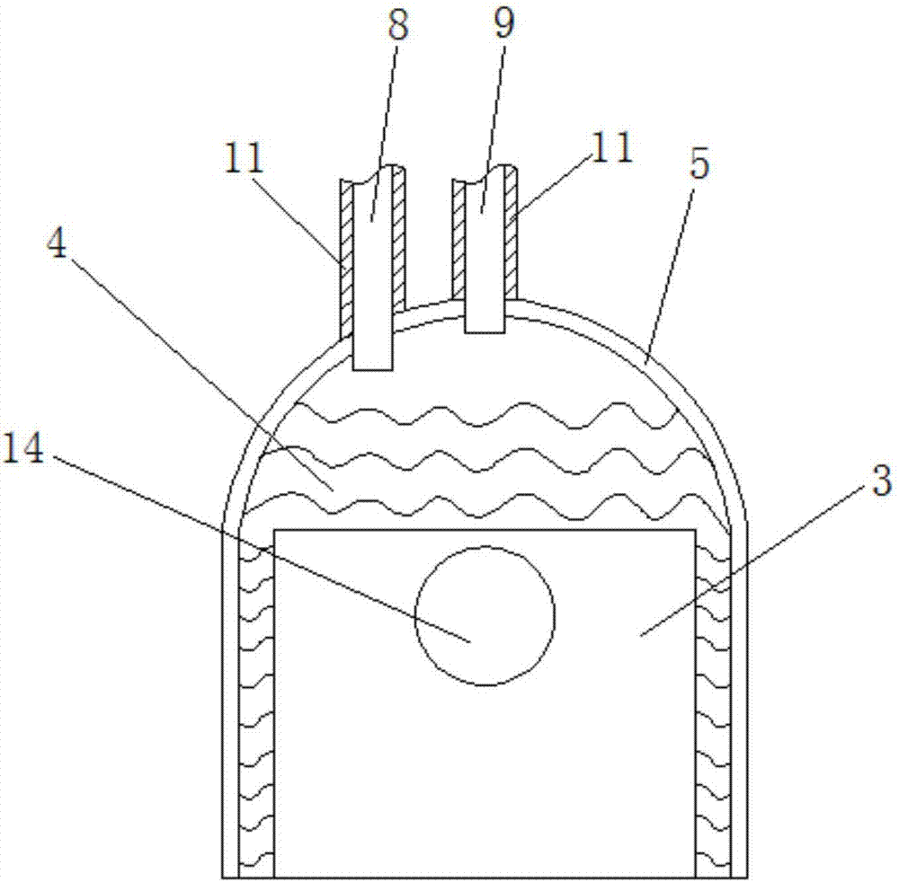 Boiler device for preparing steam