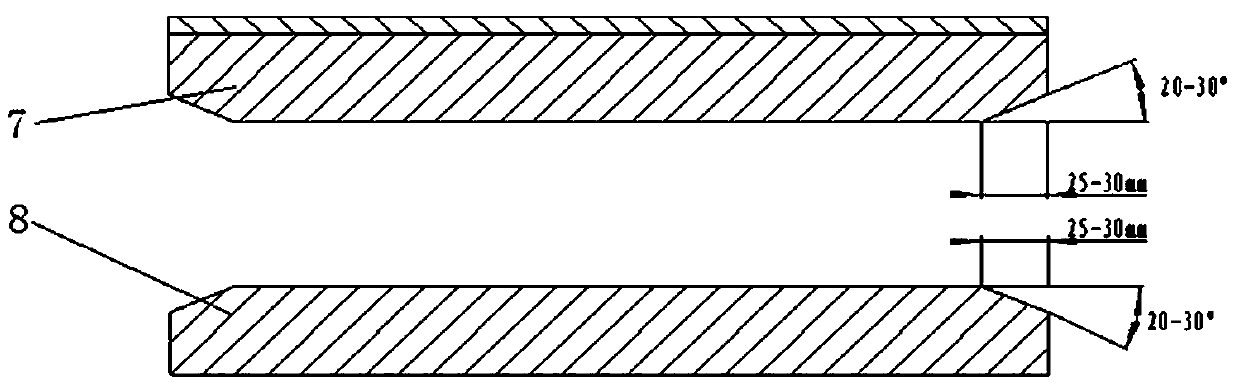 A kind of production method of stainless steel single-sided composite roll