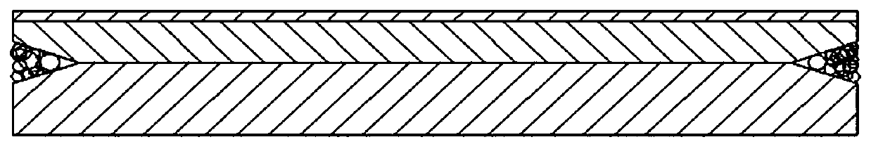 A kind of production method of stainless steel single-sided composite roll