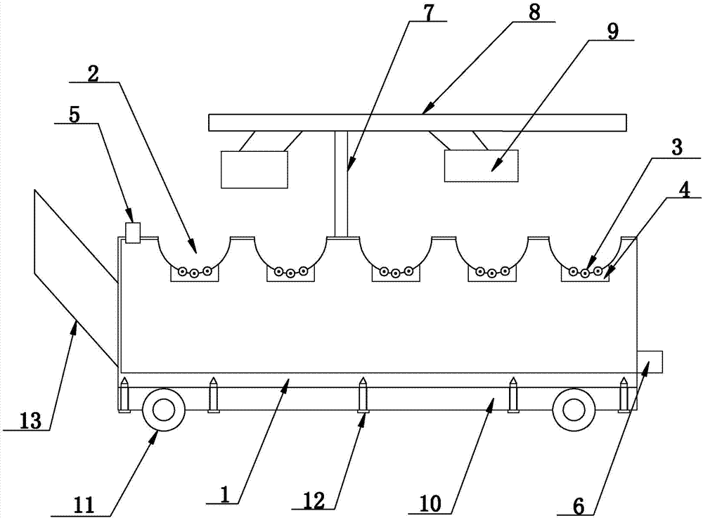 Novel casting cooling device