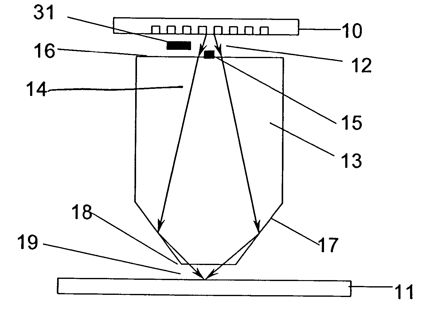 Reduction Smith-Talbot interferometer prism for micropatterning