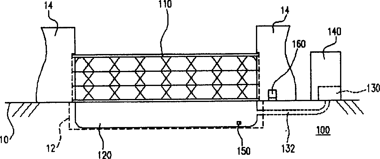 Air-filling water dash apparatus