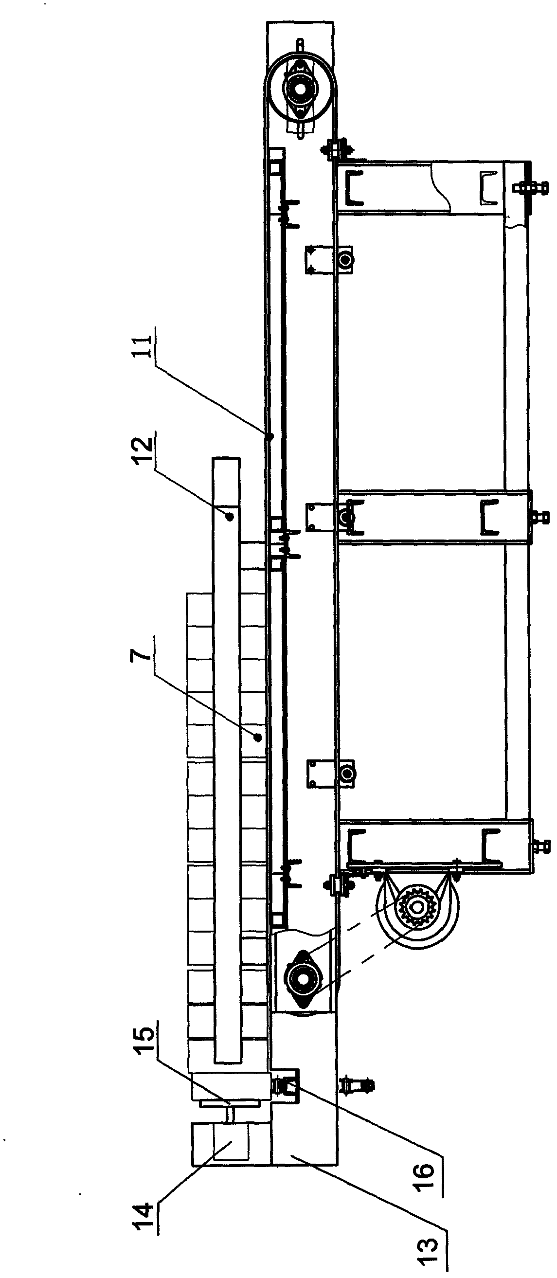 Automatic grinding/slitting system for refractory bricks