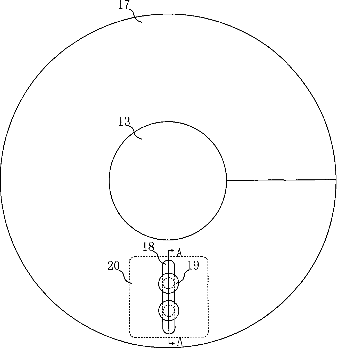 Handling arrangement for recovering and utilizing organic solid rubbish