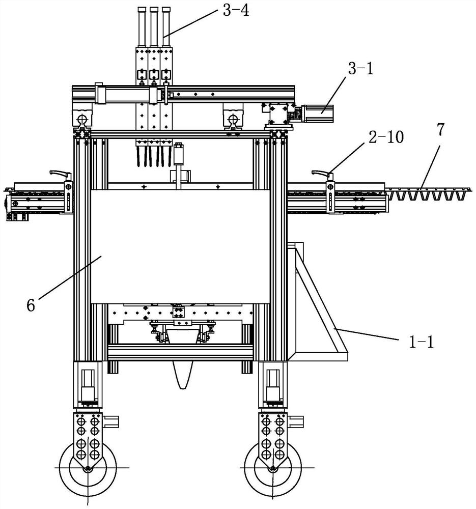 Electric drive type dry land plug seedling transplanter