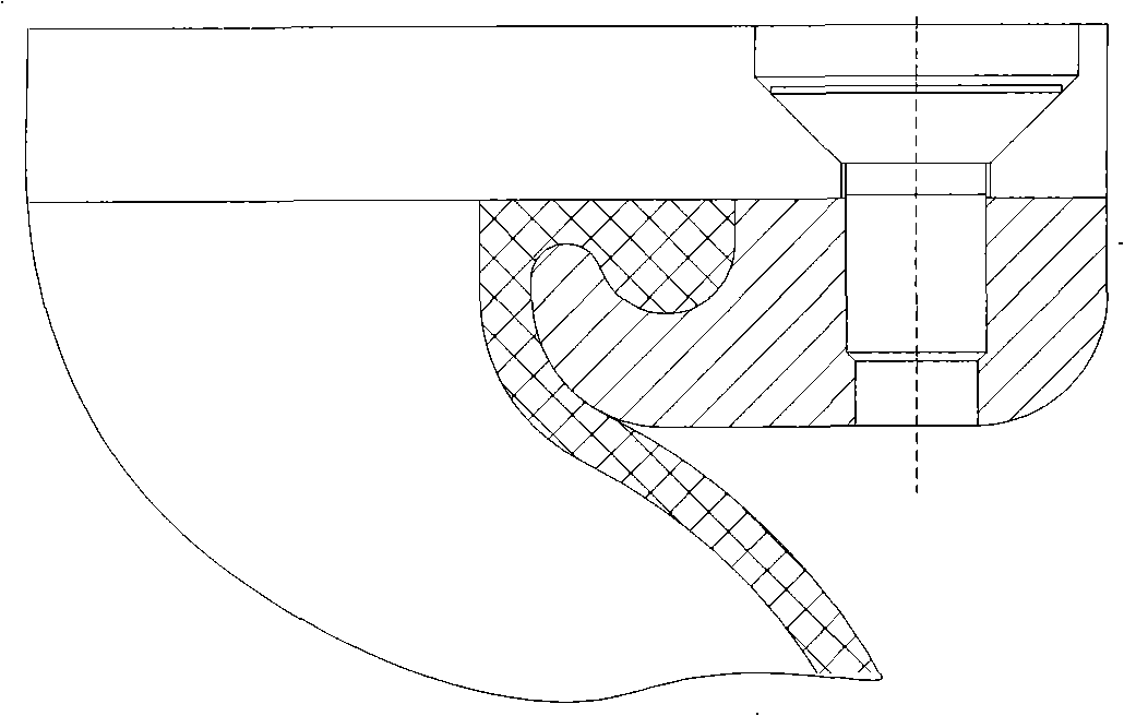 Sub-mouth sealing mode and device of air spring