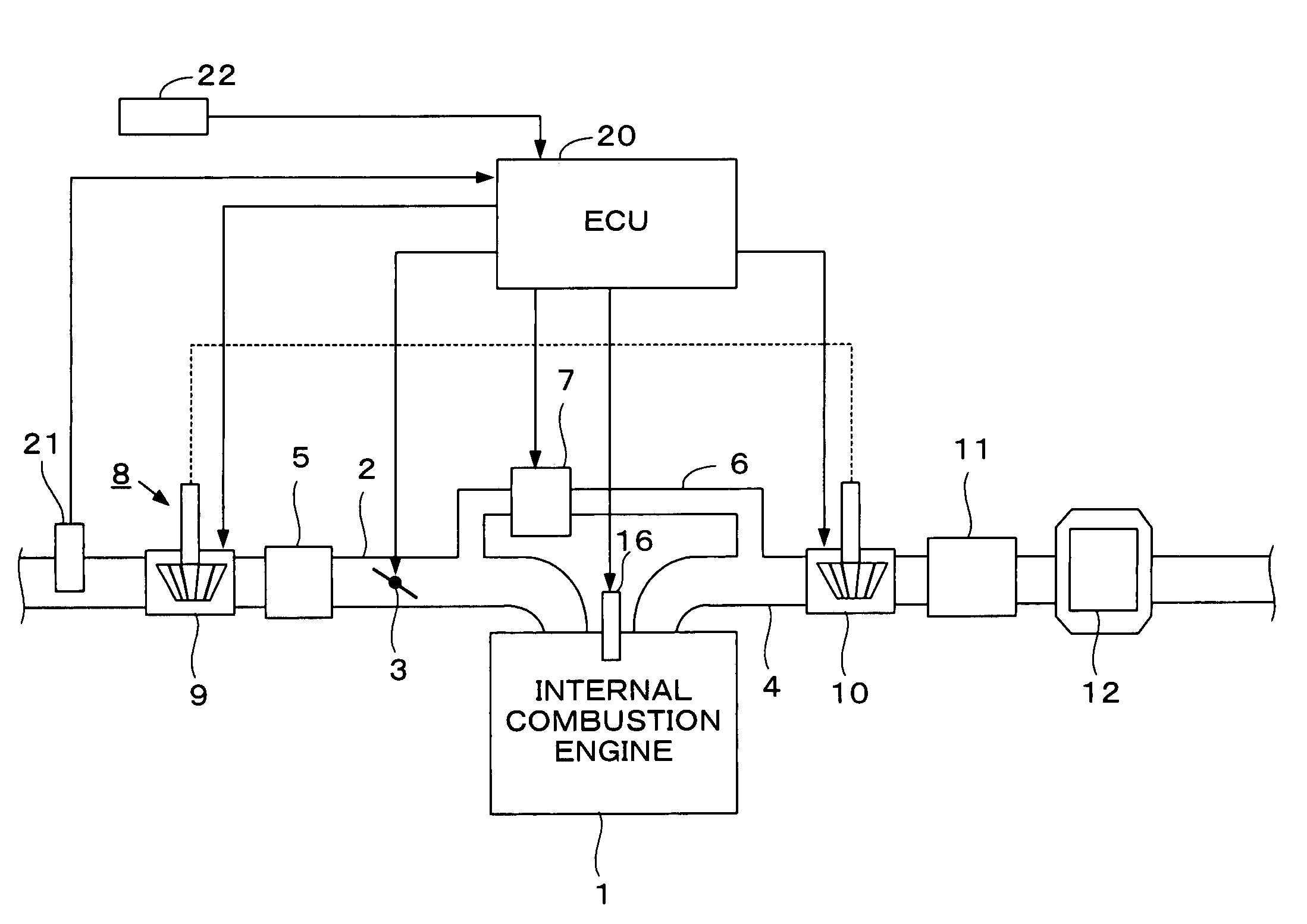 Exhaust gas purifying apparatus for internal combustion engine