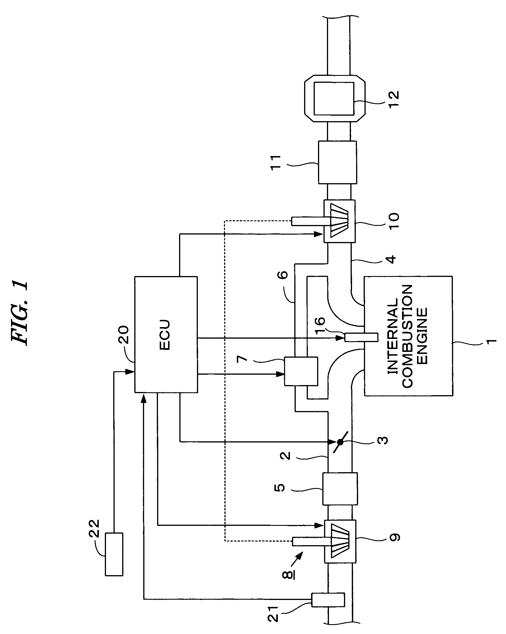 Exhaust gas purifying apparatus for internal combustion engine