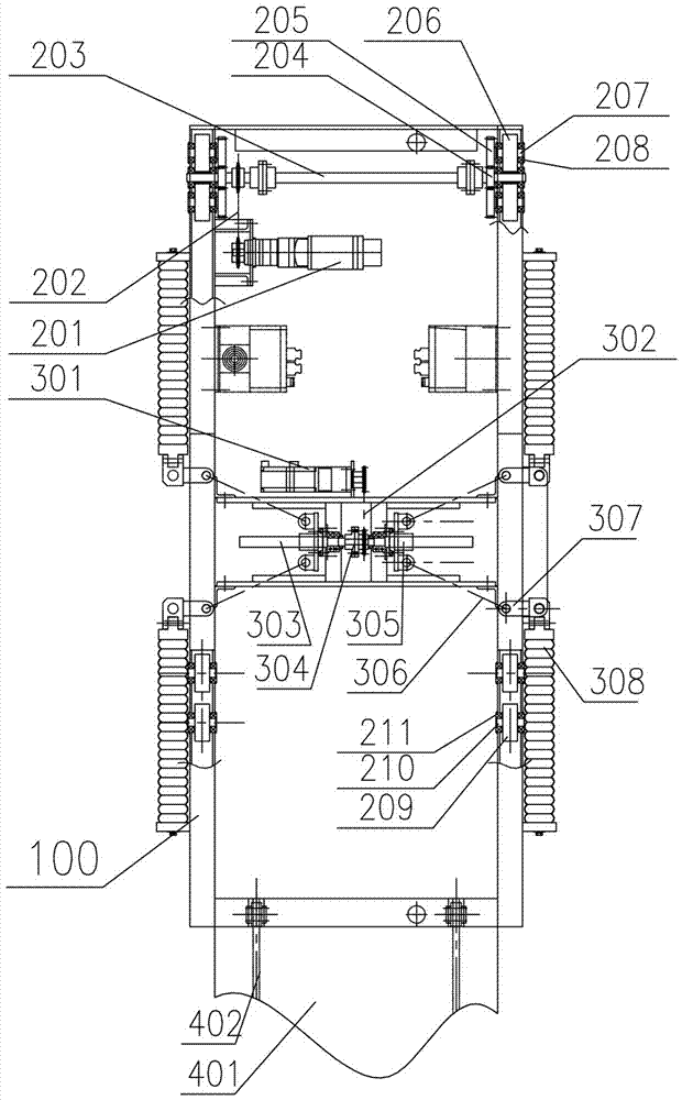 A car carrier for holding and clamping tires