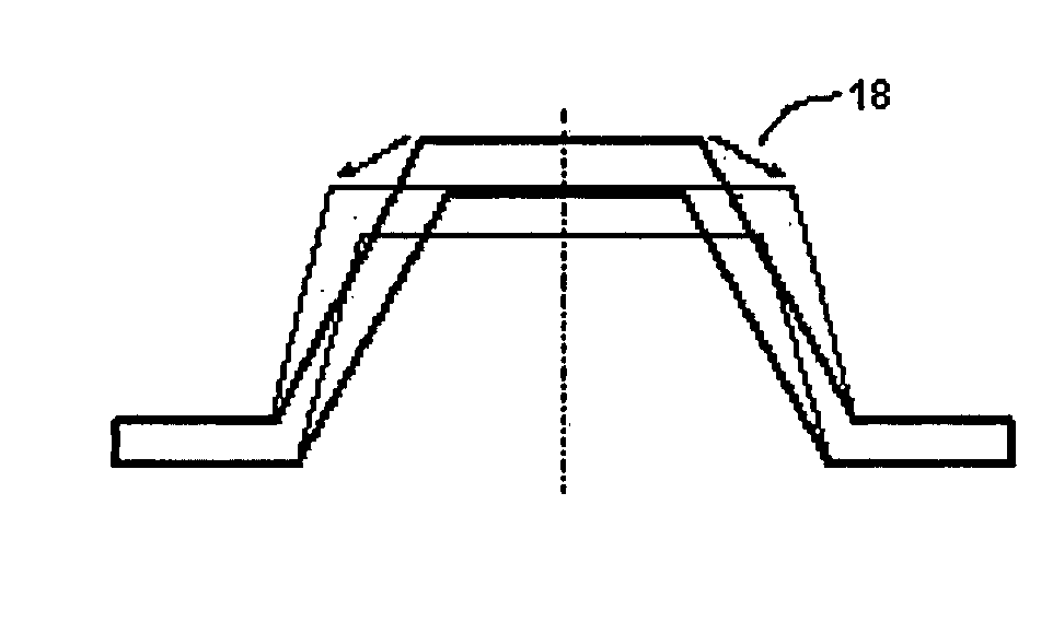 Complex geometries made of composite material and forming process for same