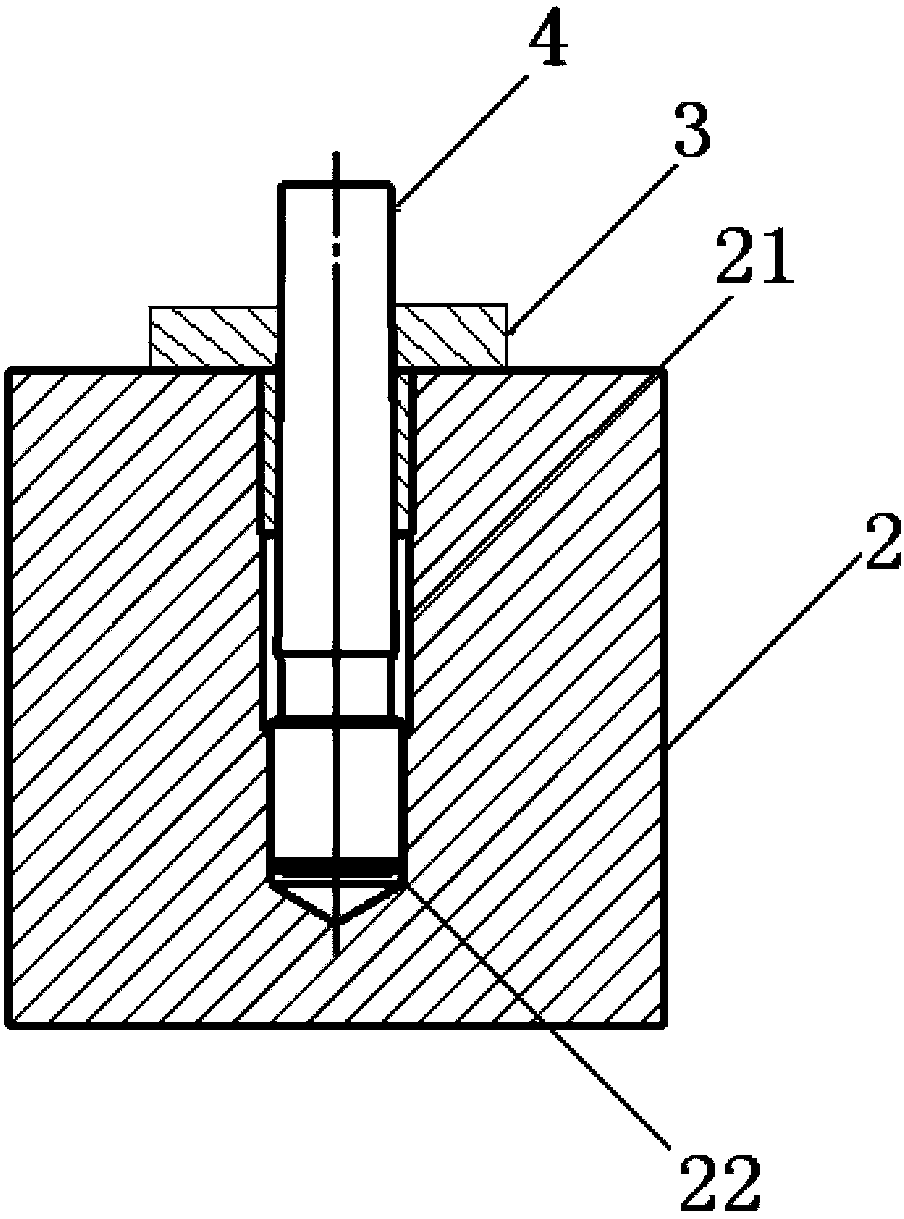 Threaded hole processing method with positioning function