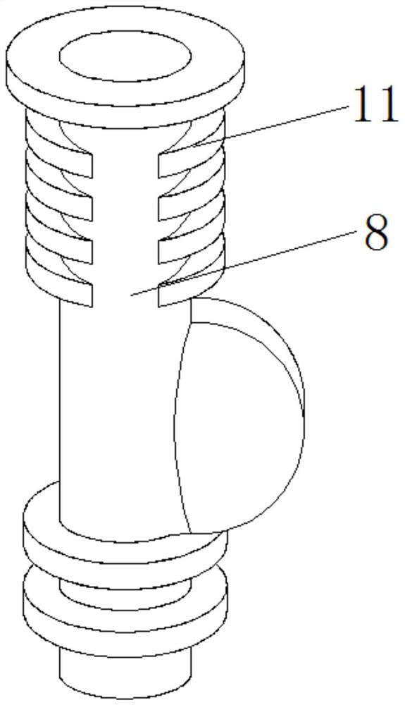 Anti-collision protection structure with buffering performance for logging instrument