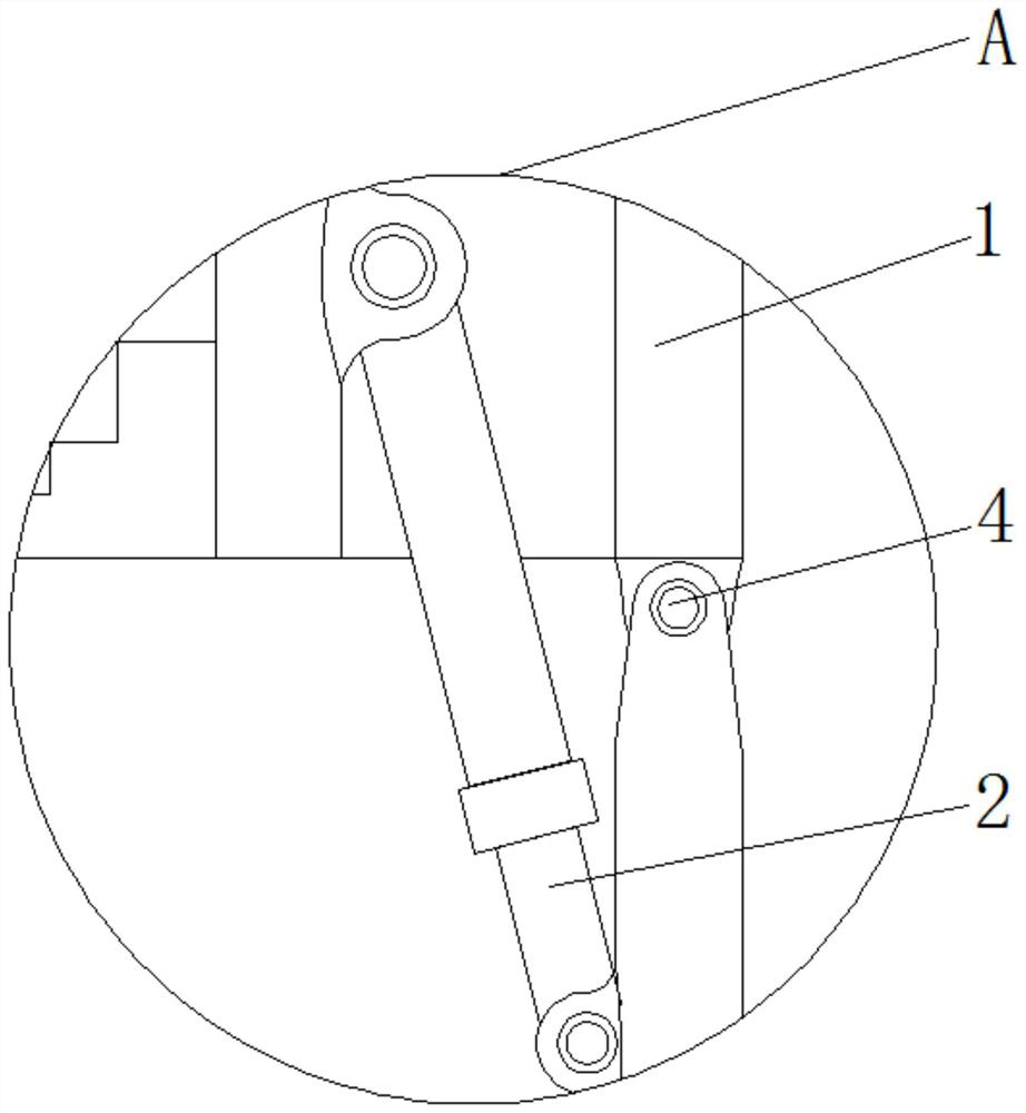 Anti-collision protection structure with buffering performance for logging instrument