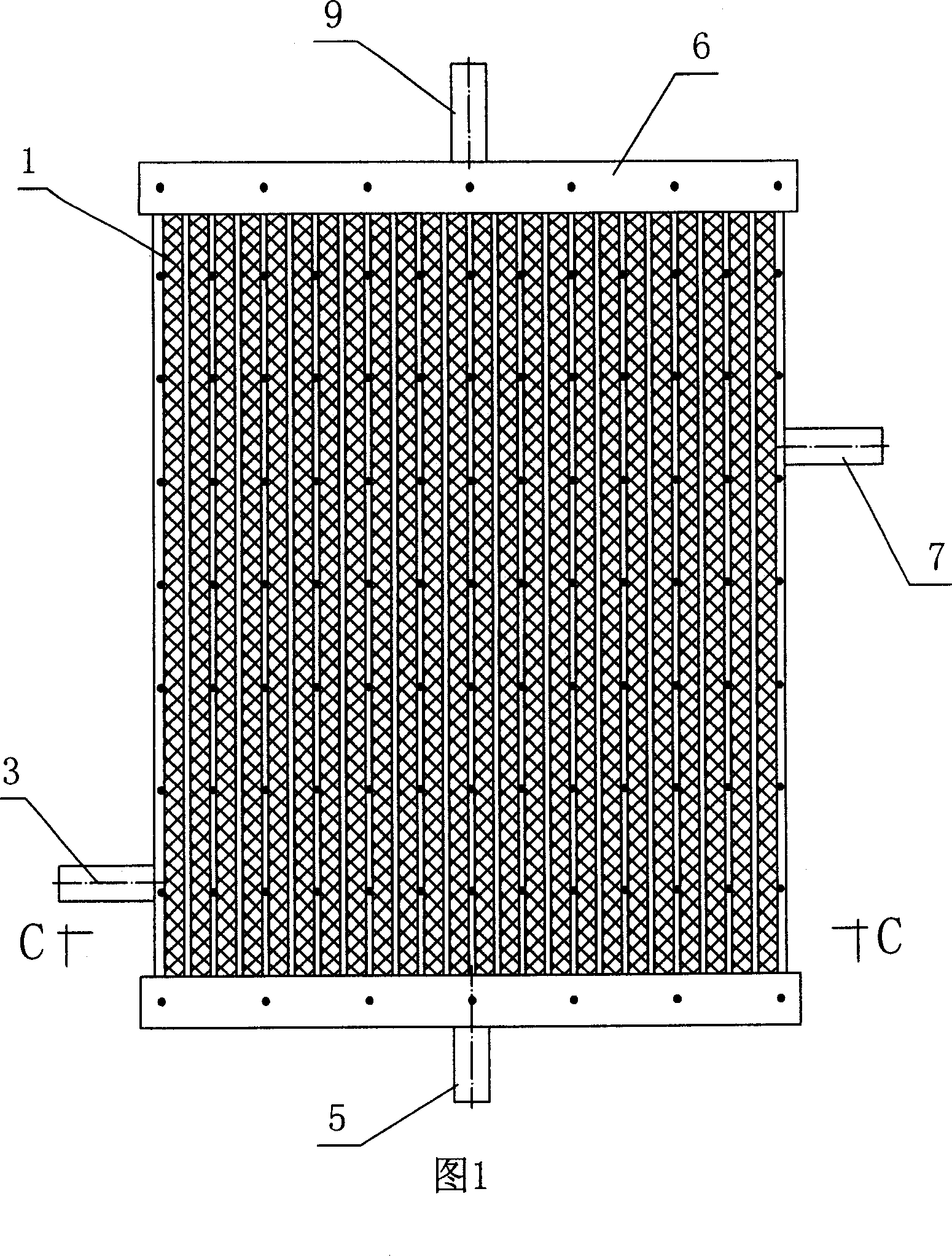 Dynamic micro filter membrane assembly and water treatment process method