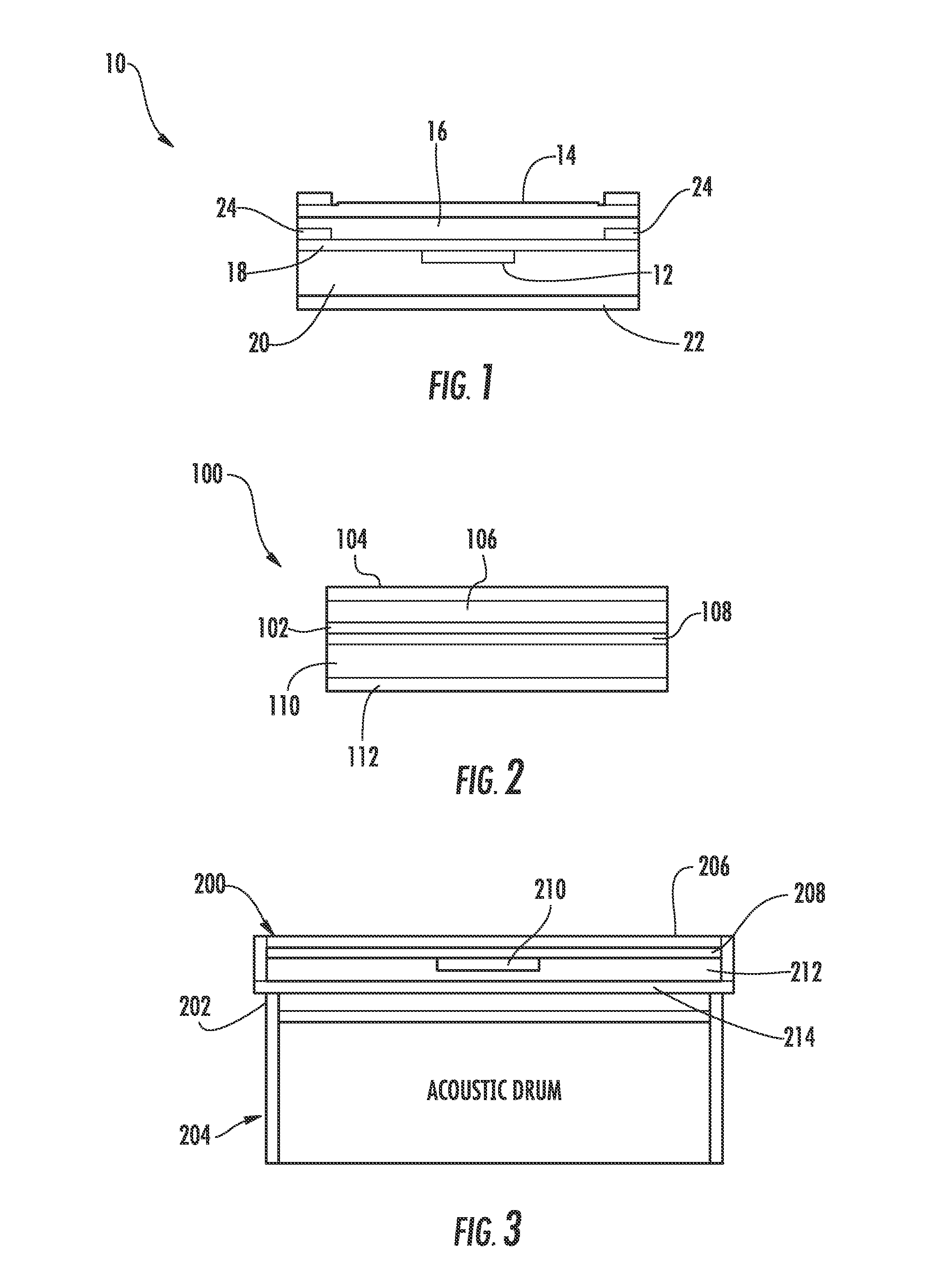 Removable electronic drum head for an acoustic drum