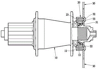 Structure for connecting hub with disc seat of bicycle