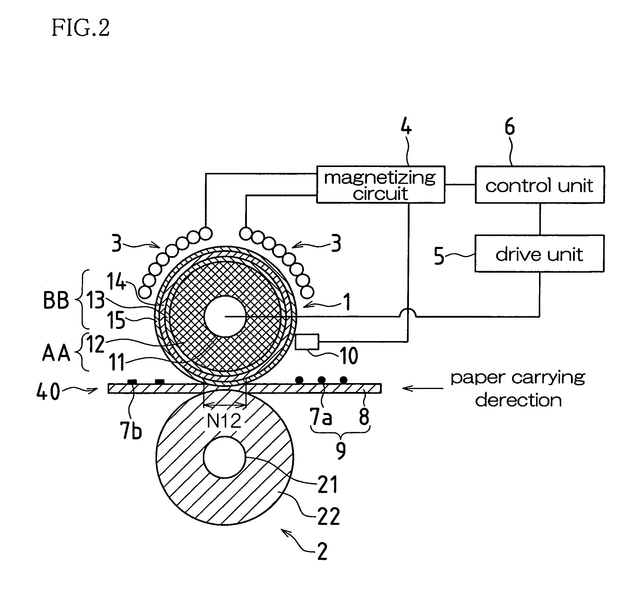 Heating roller, heating device and image forming apparatus