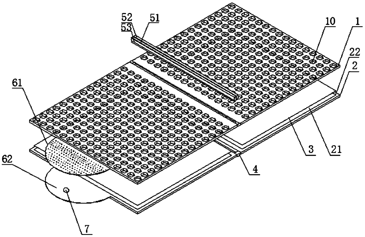 Novel composite cat litter mat