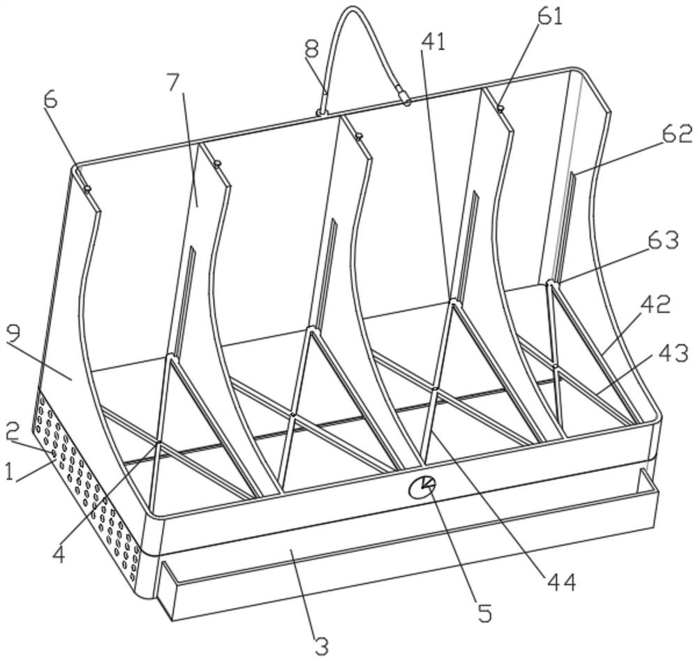 Multifunctional office supply storage device