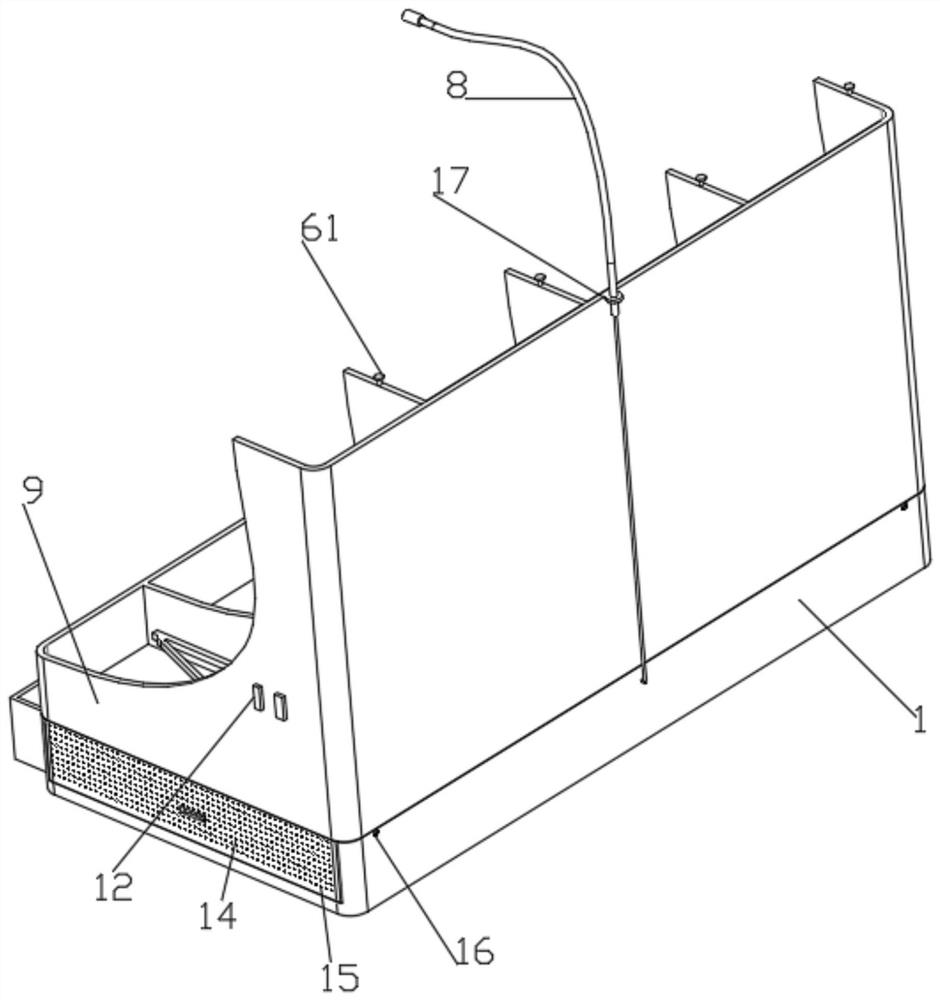 Multifunctional office supply storage device