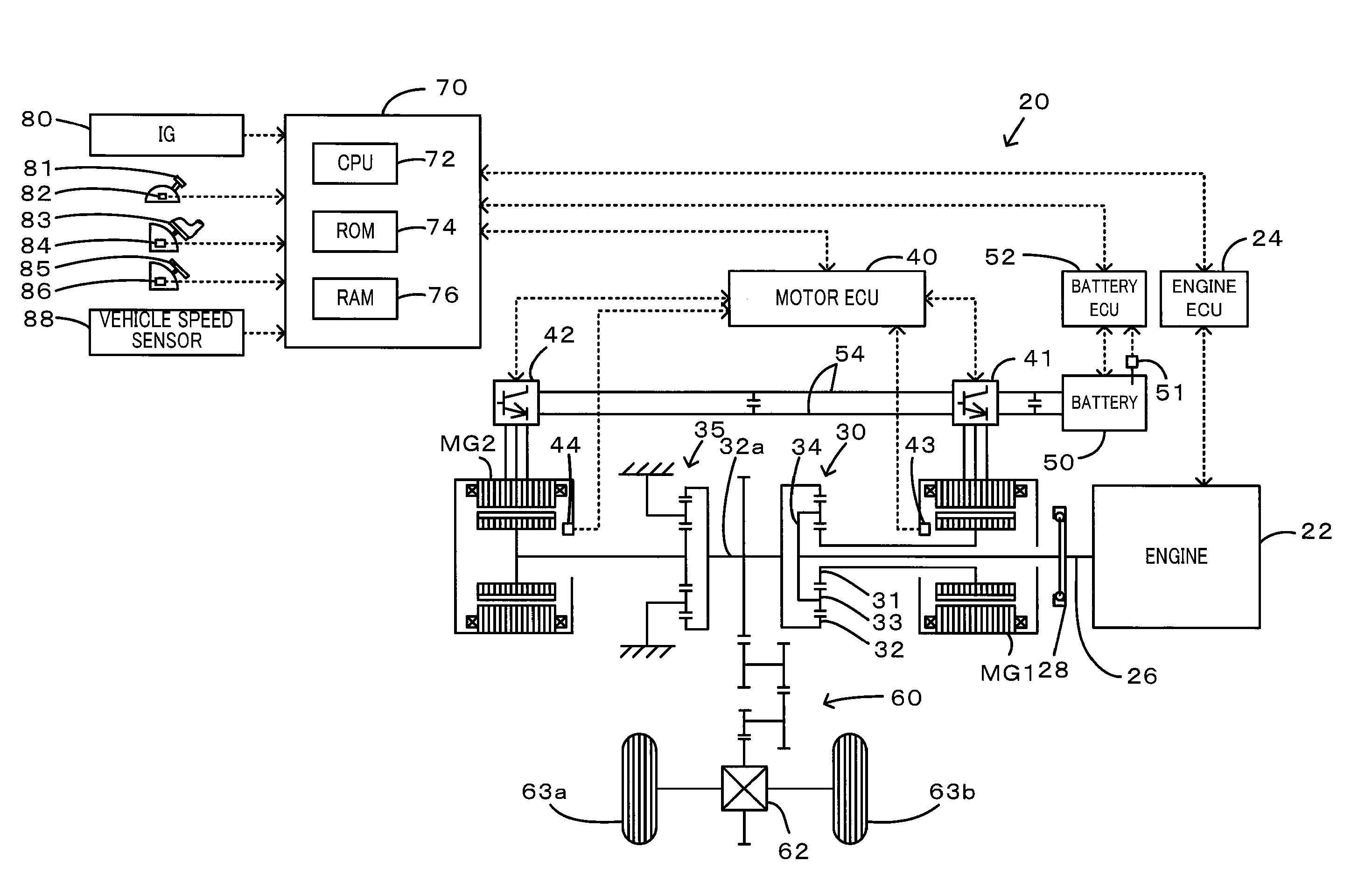 Internal combustion engine system, control method of internal combustion engine system, and vehicle