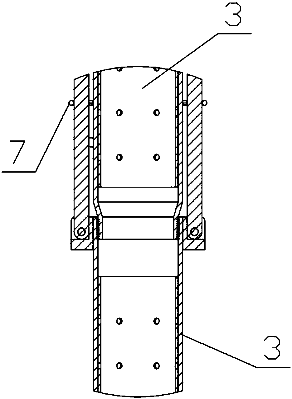 Indoor rotatable clothes airing device