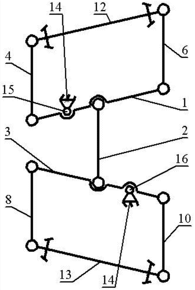 A radial bogie mechanism