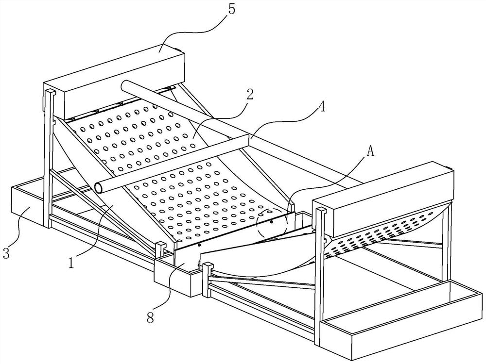 Fine coal separation device and processing method