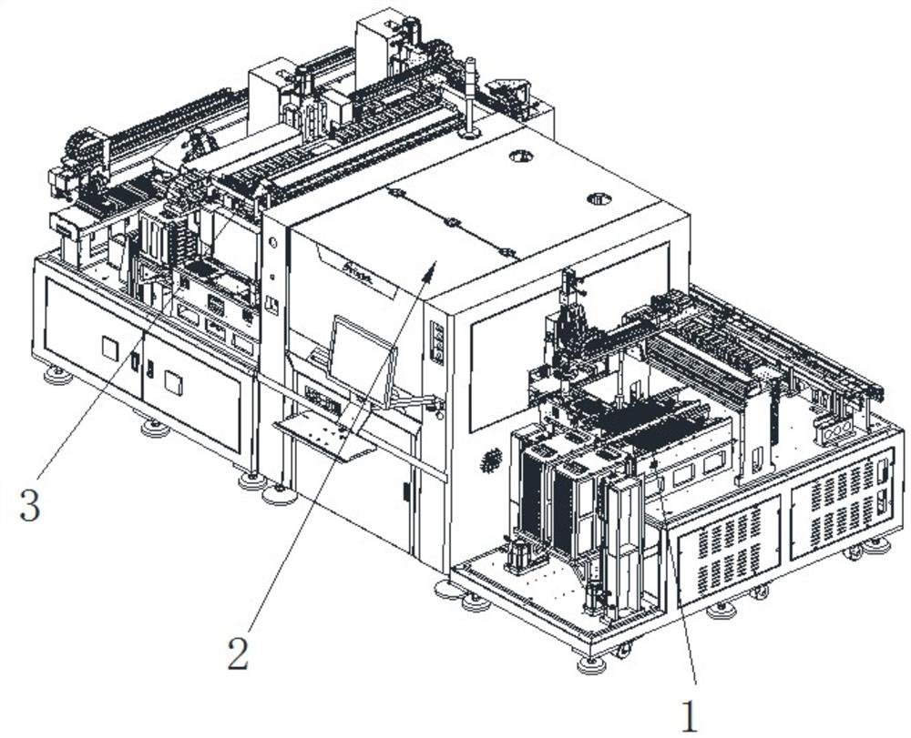 BGA chip ball mounting production line